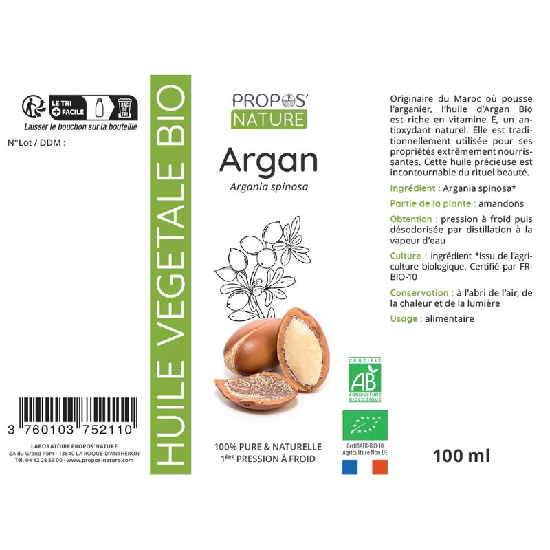 Huile d'Argan Bio