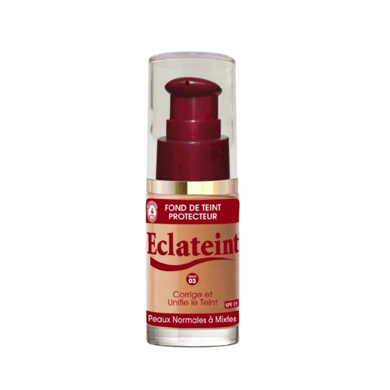 Eclateint - Fond de Teint Peaux Normales à Mixtes SPF15 30ml (teinte 03)