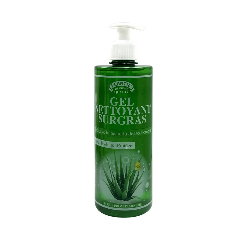 Plantil - Gel Nettoyant Surgras Aloe - Provitamine B5 500ml