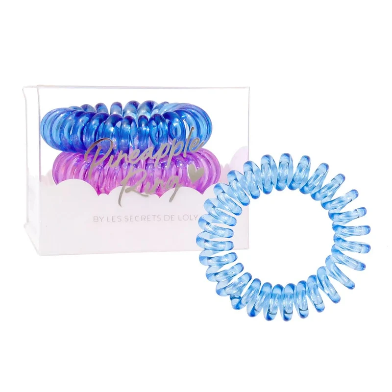 Les Secrets de Loly - Elastiques invisibles "Blue Version" (lot de 3) - 50g