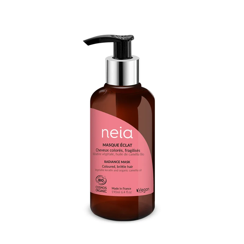 Neia - Masque Eclat Pour cheveux colorés et Fragiles "Radiance Mask Coloured Brittle Hair" 190ml