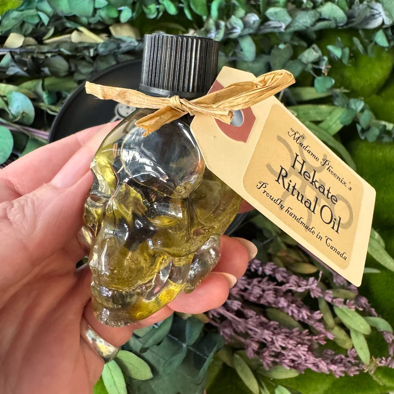 Skull Shaped Oil Bottles