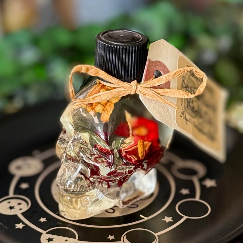 Skull Shaped Oil Bottles