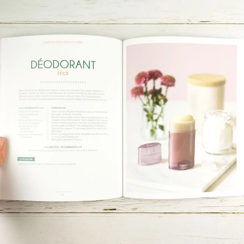 Cosmétique à l'huile de Coco