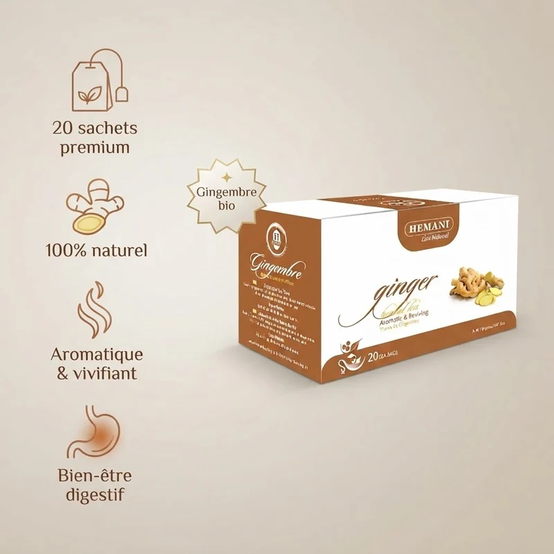 Hemani 20 Tisanes de Gingembre — Infusion