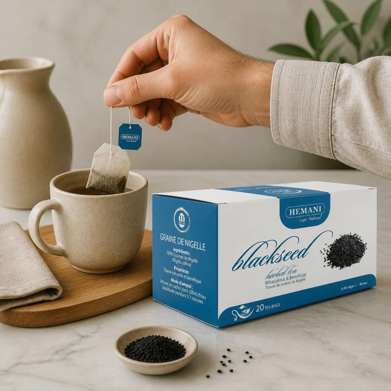 20 Tisanes à la Nigelle Hemani - Infusion en 20 Sachets