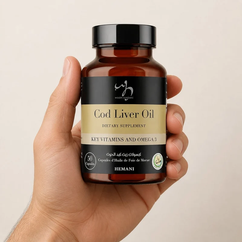 50 Capsules à l'huile de Foie de Morue - Hemani