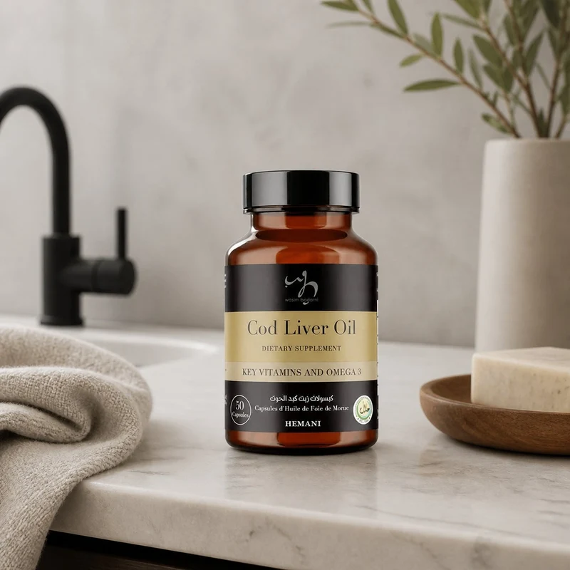 50 Capsules à l'huile de Foie de Morue - Hemani