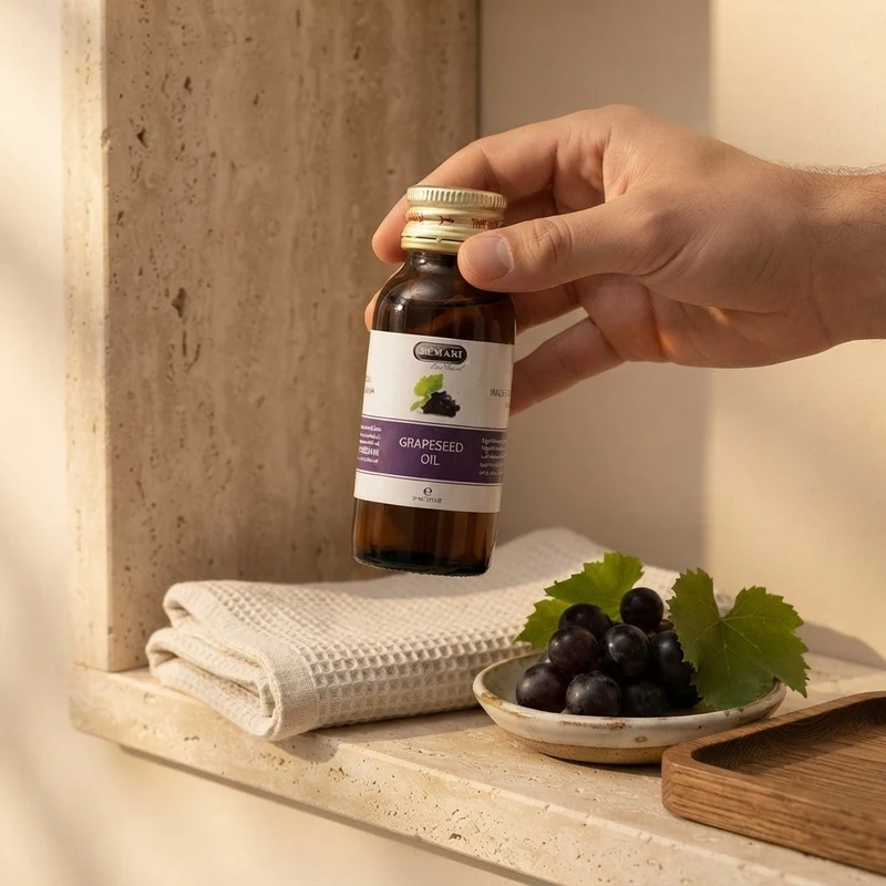 Huile de Pépin de Raisin 30mL 100% Naturelle Hemani