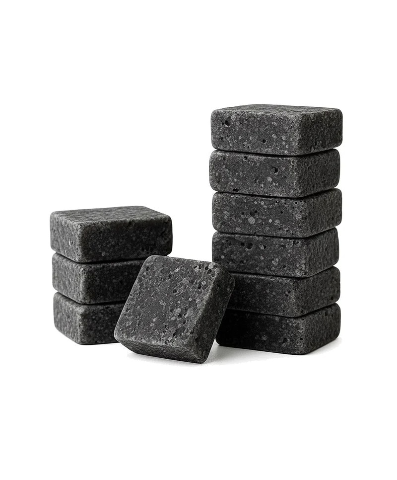Lot de 10 carrés de musc noir – parfum solide