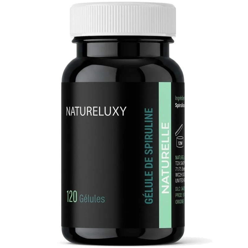 Spiruline 120 Gélules Végétales 300 mg