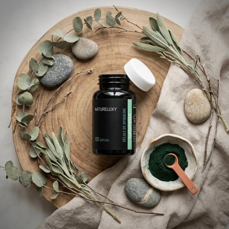 Spiruline 120 Gélules Végétales 300 mg