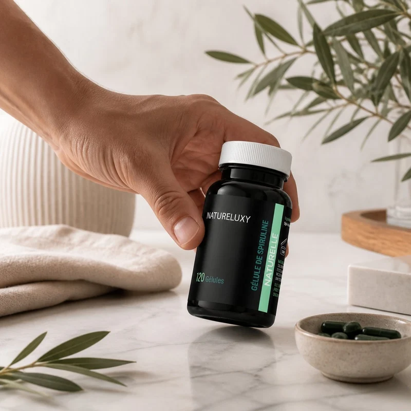 Spiruline 120 Gélules Végétales 300 mg