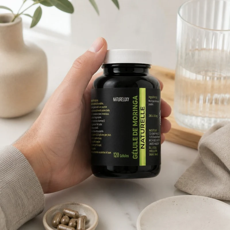 120 gélules de Moringa 100% végétales - 300mg