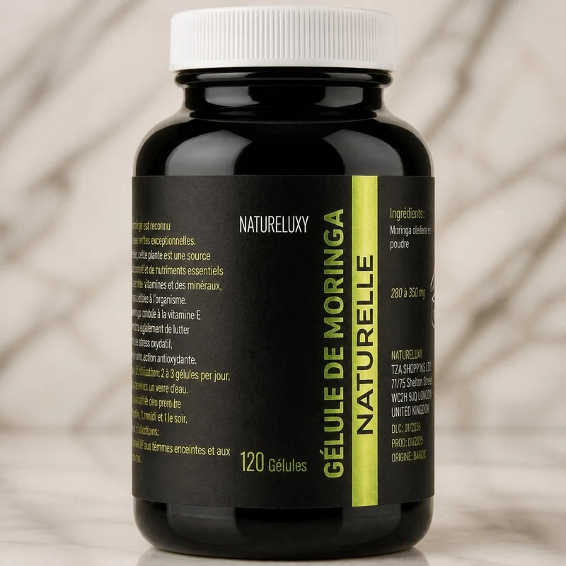 120 gélules de Moringa 100% végétales - 300mg