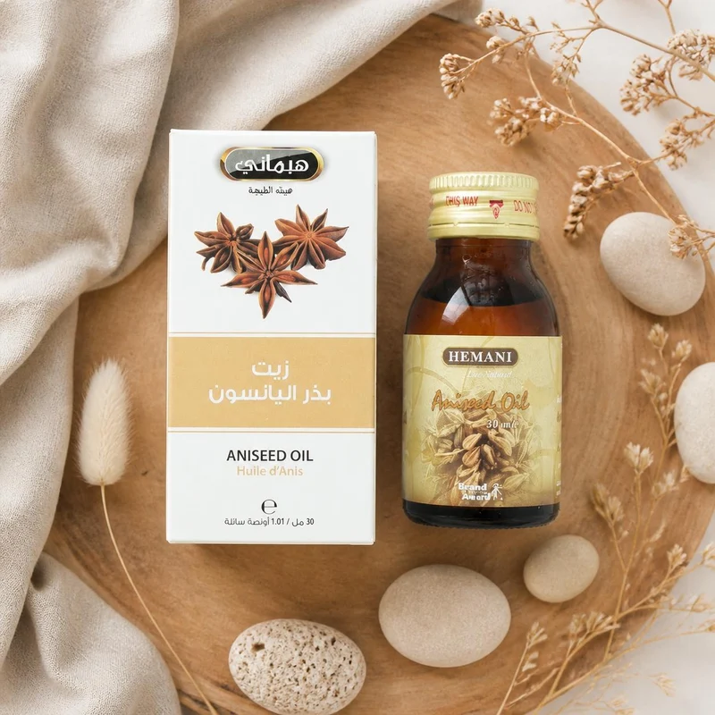 2 Huile d'Anis 30mL 100% Naturelle Hemani