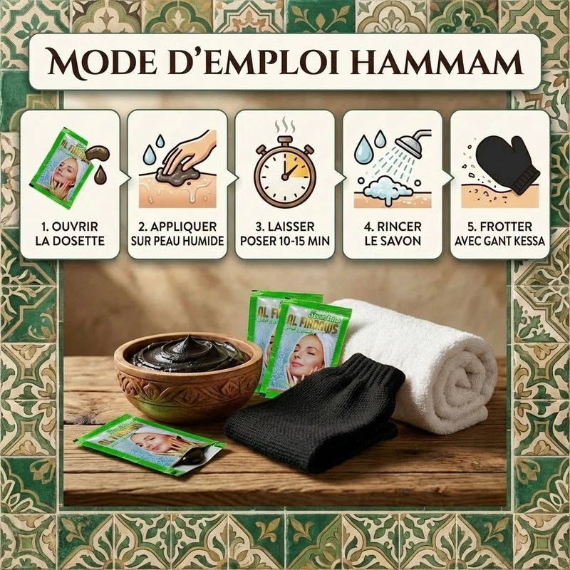 2 Gant de Gommage Dorsal Kessa Haute Qualité