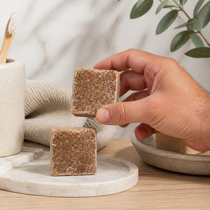 Carrés de musc ambré x2 – Parfum solide