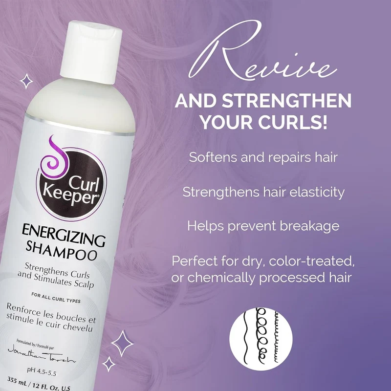 Curl Keeper - Shampoing "energizing" - 355ml