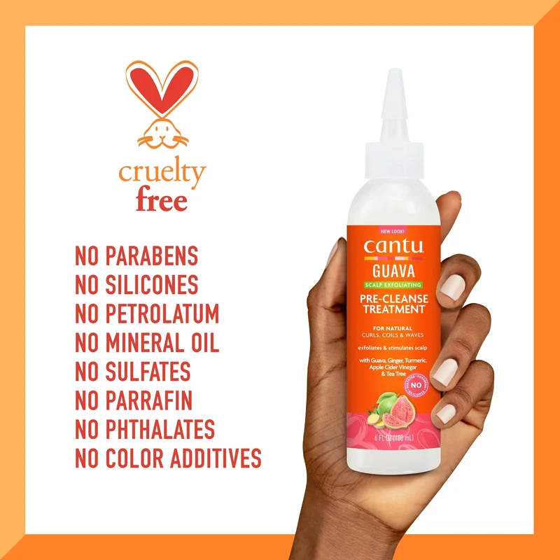 Cantu - Exfoliant avant shampoing "Guava scalp exfoliating pre-cleanse treatment " - 180ml