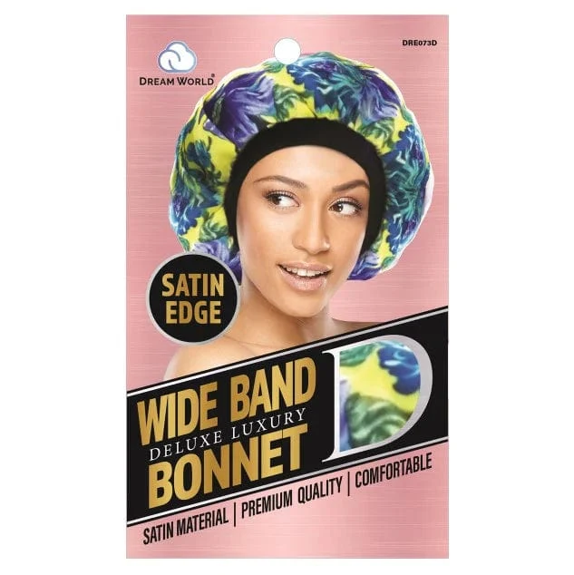 Dream World - Bonnet en Satin Bande XL Design - DRE073D