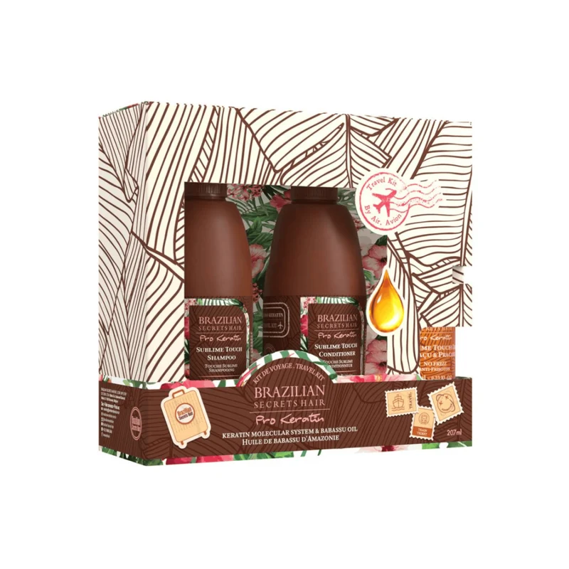 Brazilian Secrets Hair - Kit de voyage Pro Keratin Sublime Touch - 207 ml