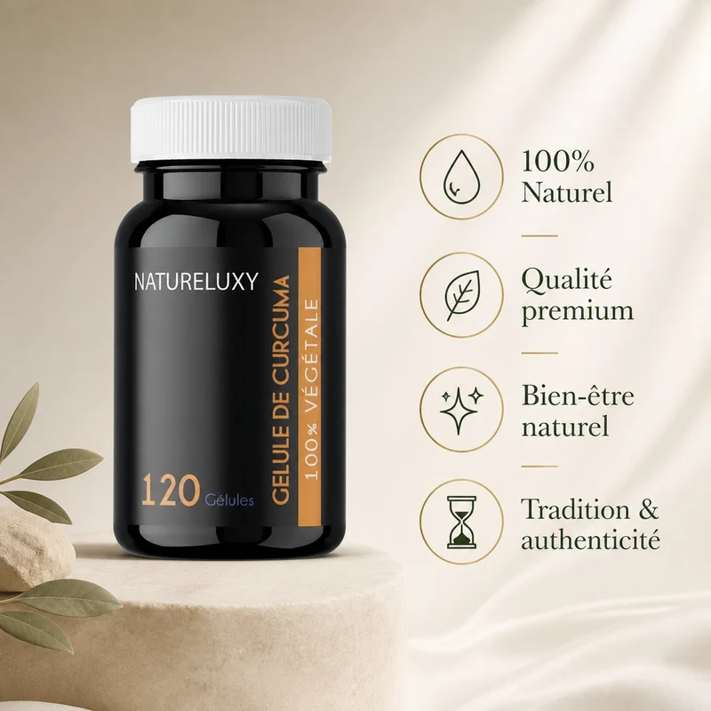 Curcuma 120 Gélules 300 mg - Gélules Végétales