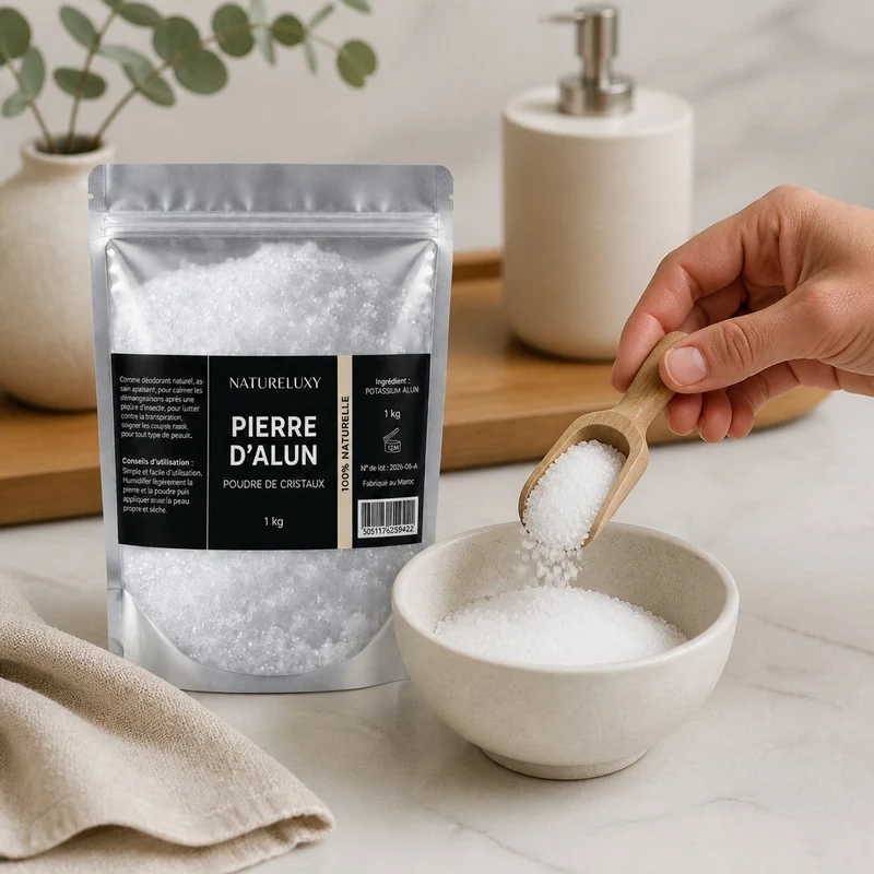 Pierre d’Alun en Poudre 5 kg — Usage Cosmétique