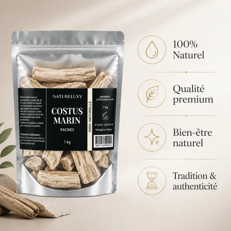 Costus Marin Brut 2X1Kg 100% Naturel Natureluxy