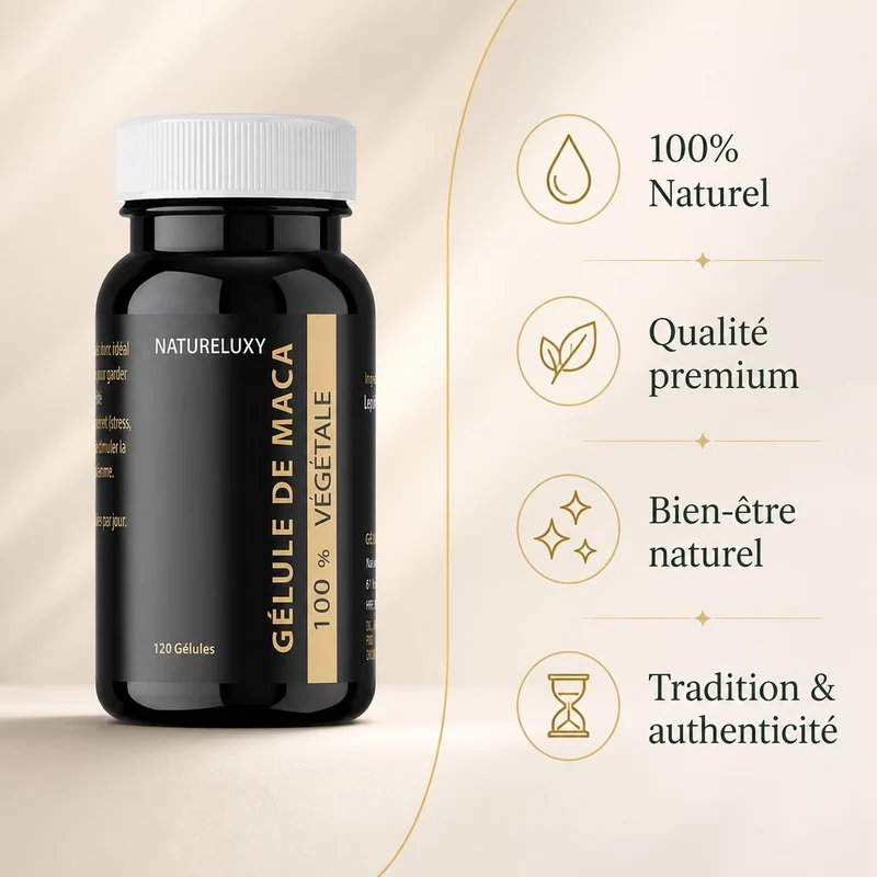 Gélules de Maca 120 gélules 300 mg