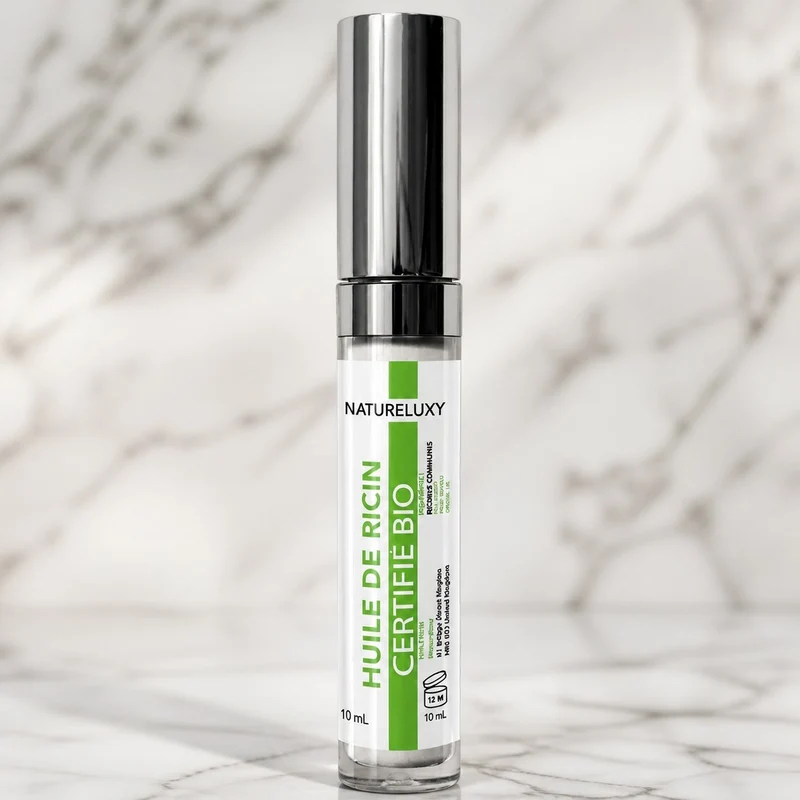 5 Huile de ricin en mascara pour faire pousser les cils - 10 ml