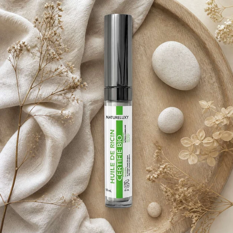 5 Huile de ricin en mascara pour faire pousser les cils - 10 ml