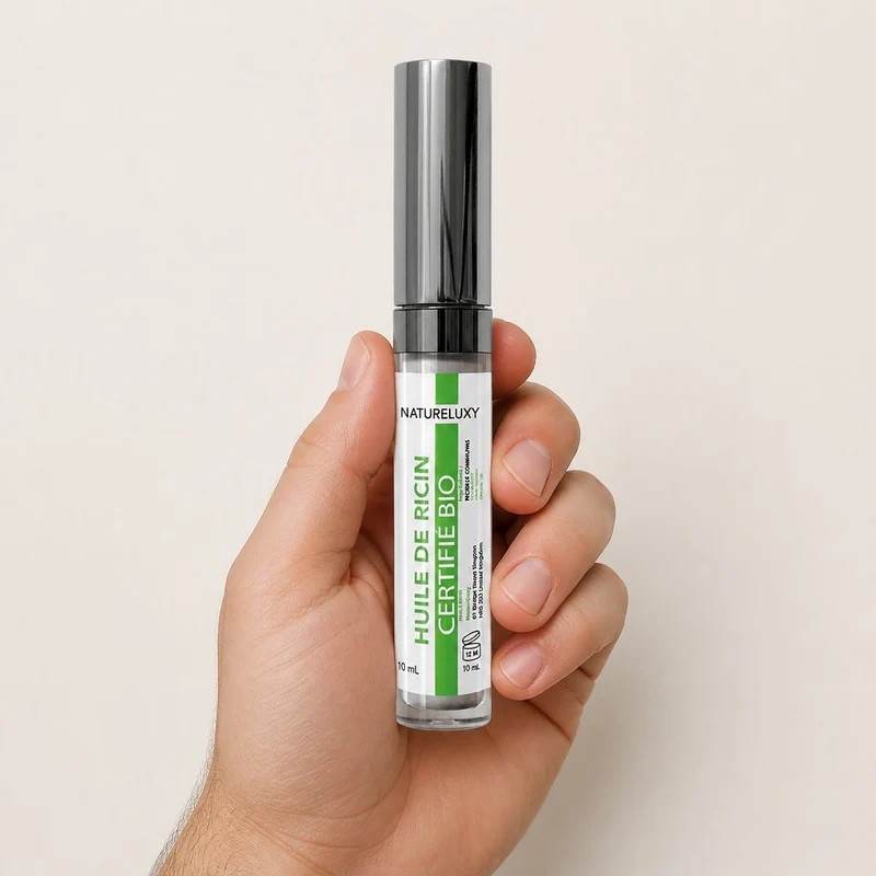 5 Huile de ricin en mascara pour faire pousser les cils - 10 ml
