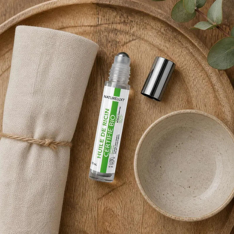 5 Huile de ricin en mascara pour faire pousser les cils - 10 ml