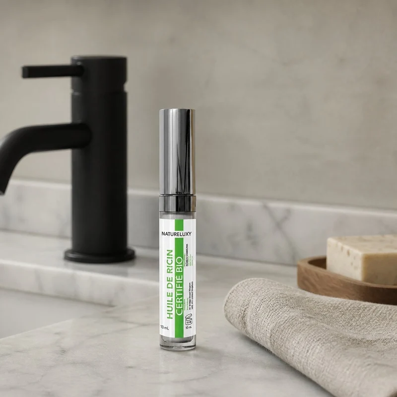 5 Huile de ricin en mascara pour faire pousser les cils - 10 ml