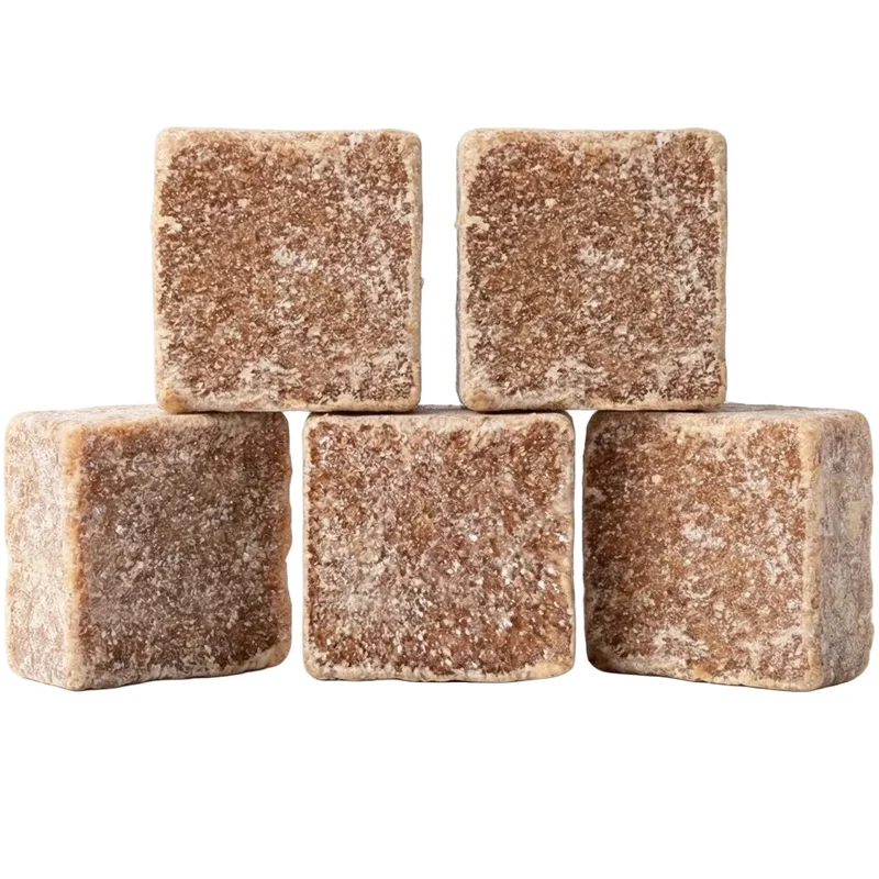 Lot de 5 carrés de musc ambré – parfum solide