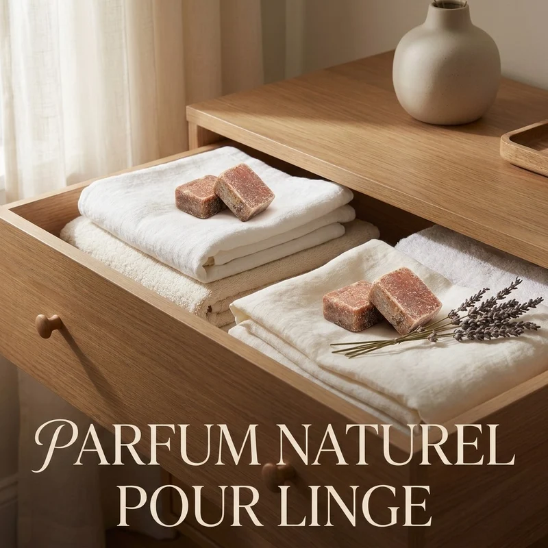 Lot de 5 carrés de musc ambré – parfum solide