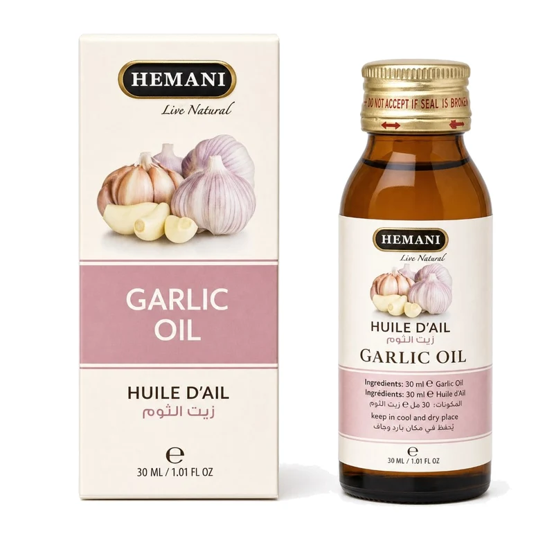 Huile d'ail 30ml Hemani Naturel