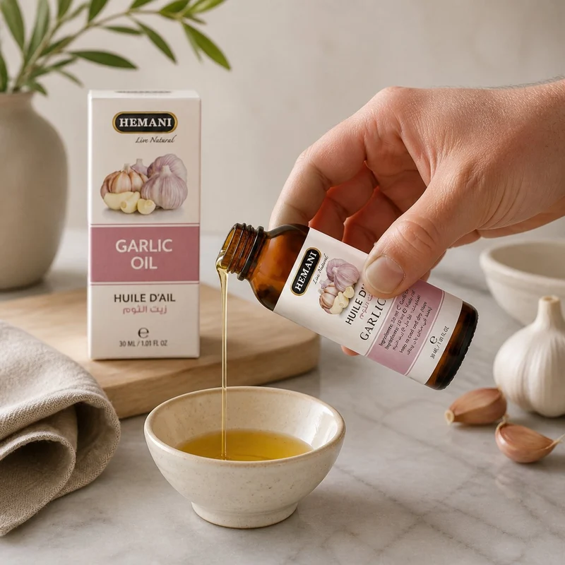 Huile d'ail 30ml Hemani Naturel