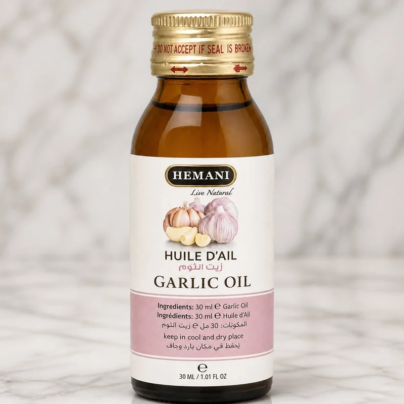 Huile d'ail 30ml Hemani Naturel