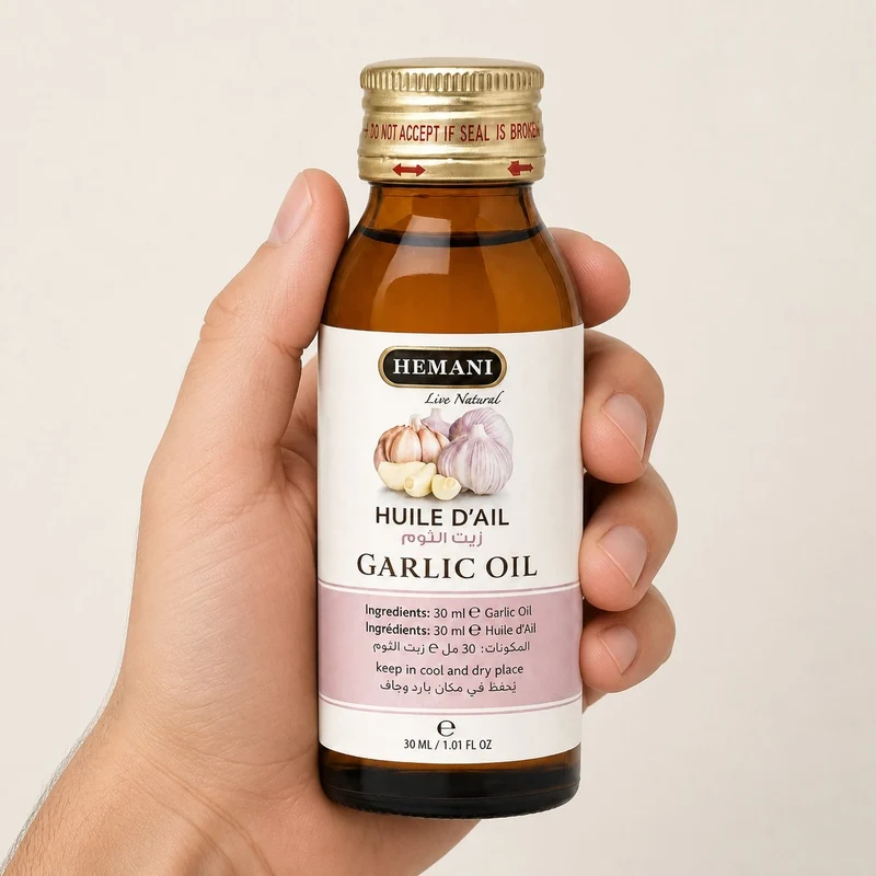 Huile d'ail 30ml Hemani Naturel