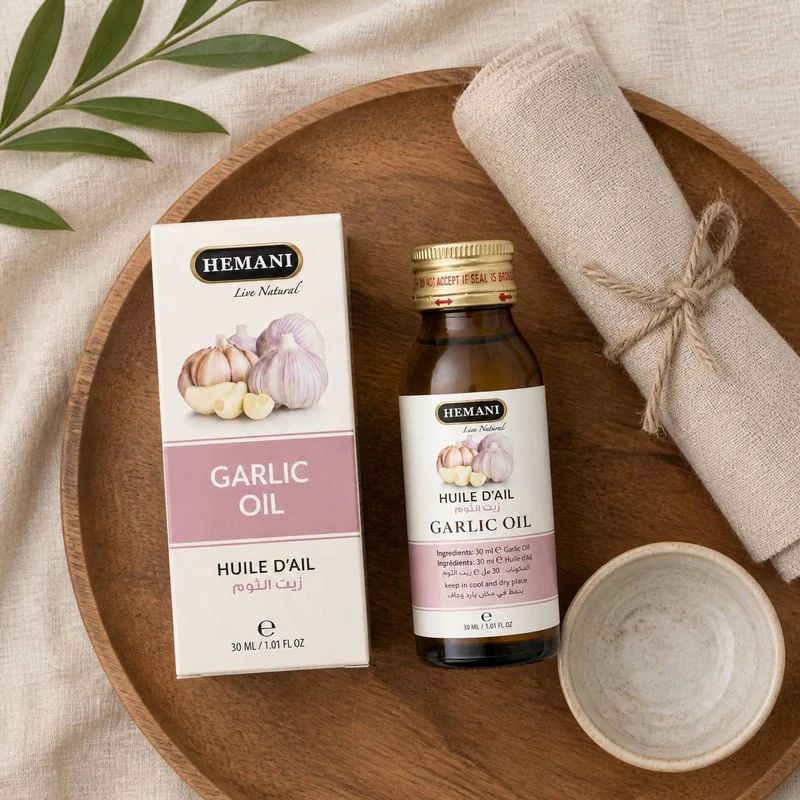 Huile d'ail 30ml Hemani Naturel