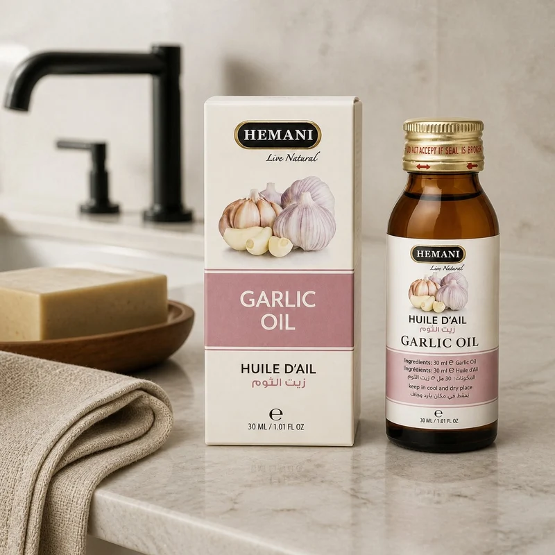 Huile d'ail 30ml Hemani Naturel