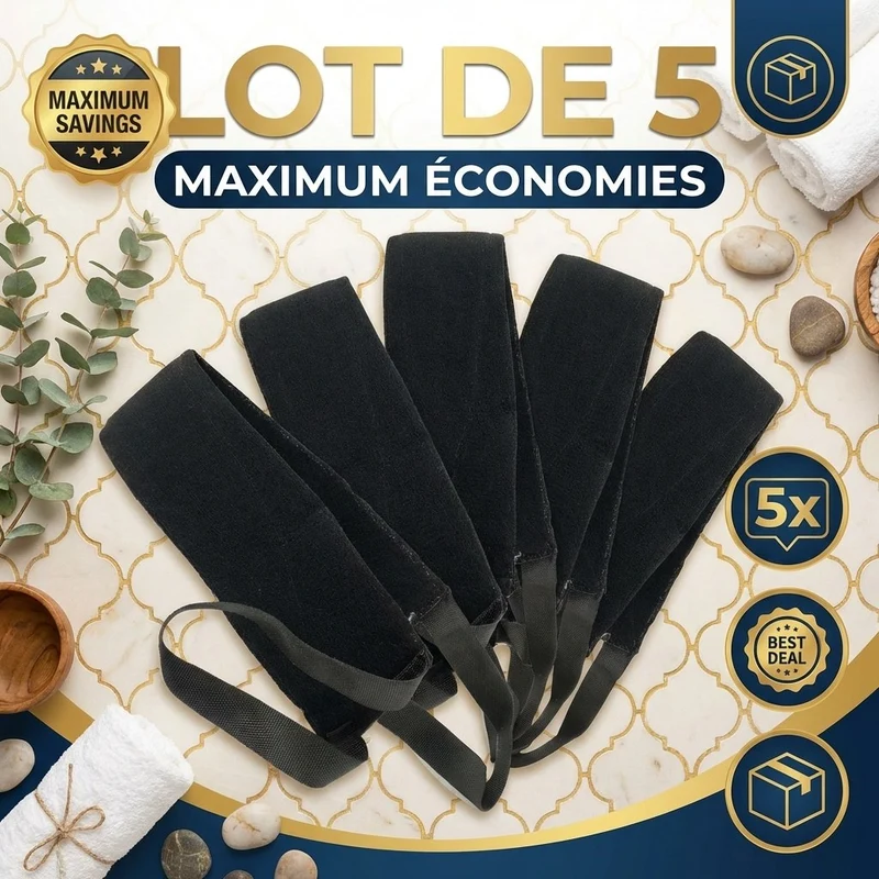5 Gant de Gommage Dorsal Kessa Haute Qualité
