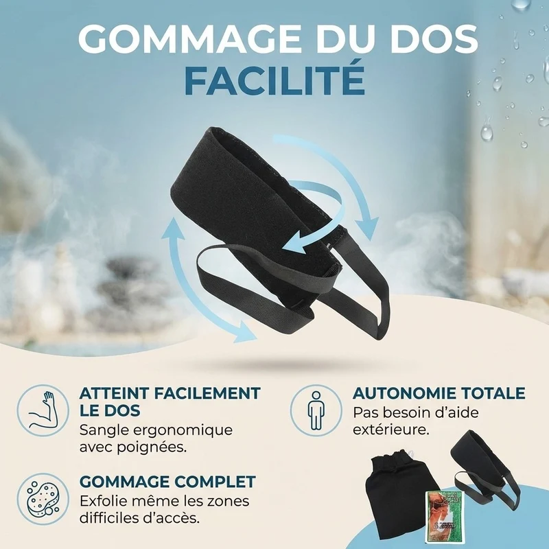 5 Gant de Gommage Dorsal Kessa Haute Qualité