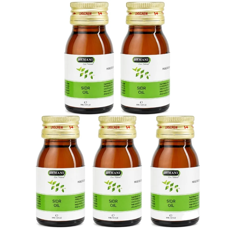 5 Huile de Sidr 30mL Hemani 100% naturelle