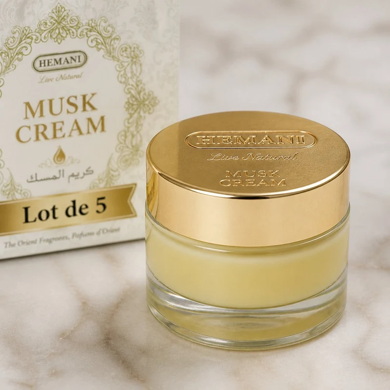 5 Crème Musc pour le Corps - Hemani