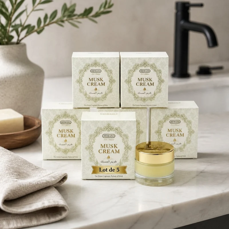5 Crème Musc pour le Corps - Hemani