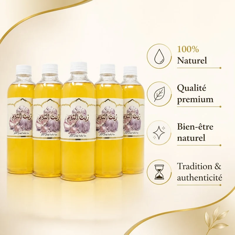 5X1L Huile d'Ail Cosmétique