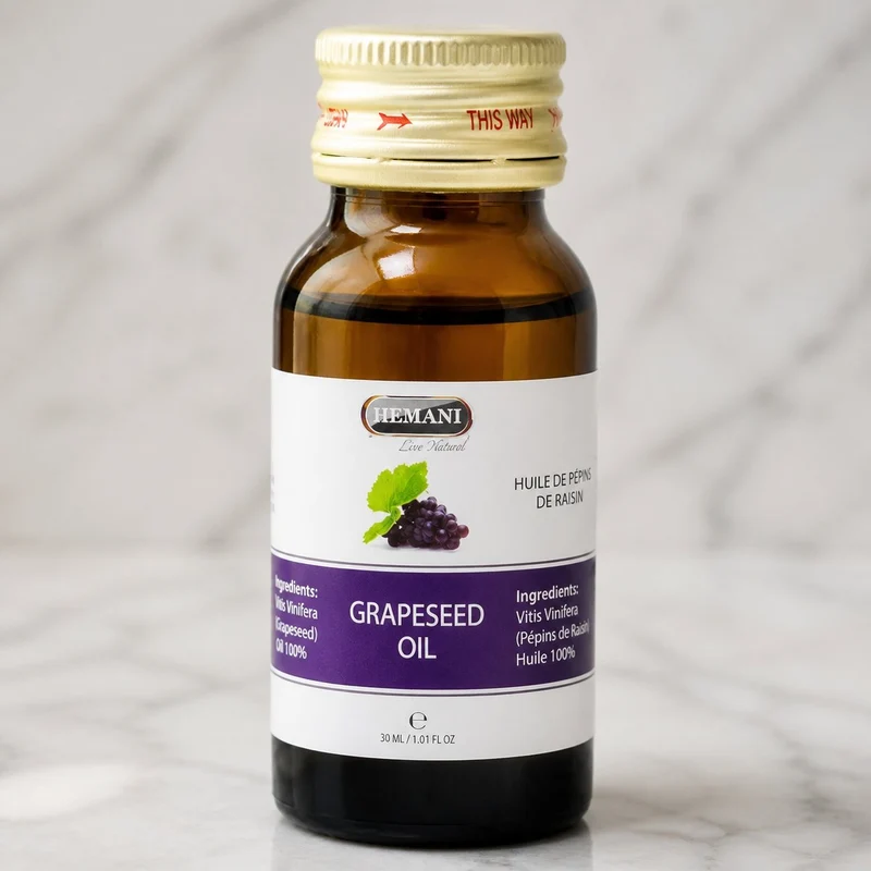 4 Huile de Pépin de Raisin 30mL 100% Naturelle Hemani